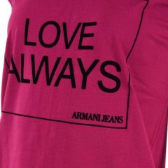 【包邮包税】 ARMANI JEANS/阿玛尼牛仔 女士黑色棉质短袖T恤 6Y5T24 5JABZ 1200 PLFSX图片
