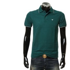 【包税】 Emporio Armani/安普里奥阿玛尼 男士白色棉质短袖Polo衫 8N1FB3 1JPTZ 0100 PLFSX图片