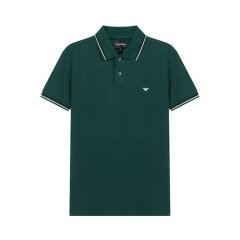 【包税】 Emporio Armani/安普里奥阿玛尼 男士白色棉质短袖POLO衫 8N1FB4 1JPTZ 0100 PLFSX图片
