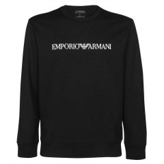 【包邮包税】 Emporio Armani/安普里奥阿玛尼 男士黑色棉质卫衣 8N1MR6 1JRIZ F008 PLFSX图片