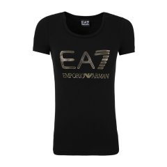 【包邮包税】 Emporio Armani/安普里奥阿玛尼 女士黑色棉质短袖T恤 3ZTT82 J12Z 1200 PLFSX图片