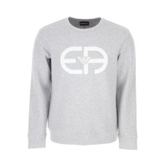 【包税】 Emporio Armani/安普里奥阿玛尼 男士浅灰色棉质卫衣 6K1M69 1JHSZ 0616 PLFSX图片