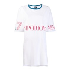 【包邮包税】 Emporio Armani/安普里奥阿玛尼 女士米白色棉质连衣裙裙子 3GTA59 J29Z 1100 PLFSX图片