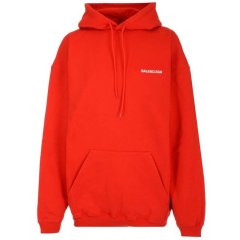 【包税】 Balenciaga/巴黎世家 女士红色棉质卫衣 578135 TMVF5 3168 PLFSX图片