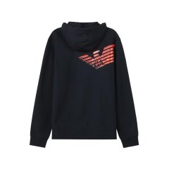 【包税】 Emporio Armani/安普里奥阿玛尼 男士黑色棉质卫衣 6KPM47 PJ05Z 1200 PLFSX图片