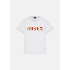 【包税】 VERSACE/范思哲 男士黑色棉质短袖T恤 1003982-1A02828 1B000 PLFSX图片