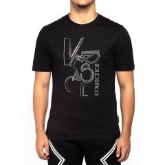 【包邮包税】 VERSACE/范思哲 男士黑色棉质短袖T恤 V800862B-VJ00628-V7008 PLFSX图片