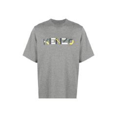 【包邮包税】 KENZO/高田贤三 男士黄色棉质短袖T恤 FB55TS0554SB 04 PLFSX图片