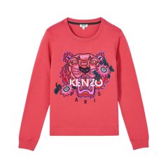 【包税】 KENZO/高田贤三 女士粉色棉质卫衣 F962SW712 4XO 27 PLFSX【本命年】红图片