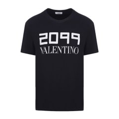 【包邮包税】 Valentino/华伦天奴 男士白色棉质短袖T恤 SV0MG04E 5SJ 0BO PLFSX图片