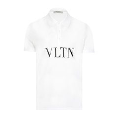 【包邮包税】 Valentino/华伦天奴 男士白色棉质短袖POLO衫 RV3MH02S 47G 0BO PLFSX图片