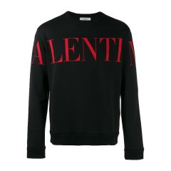 【包税】 Valentino/华伦天奴 男士黑色棉质卫衣 SV3MF05N 5FP 0NR PLFSX图片