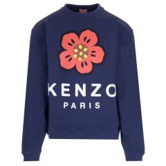 【包税】 KENZO/高田贤三 男士蓝色棉质卫衣 FC65SW4104ME 77 PLFSX图片