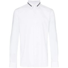 【包邮包税】 Givenchy/纪梵希 男士黑色棉质长袖衬衫 BM60DM10KL 001 PLFSX图片
