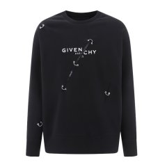 【包邮包税】 Givenchy/纪梵希 男士黑色棉质卫衣 BMJ0B83Y69 001 PLFSX图片