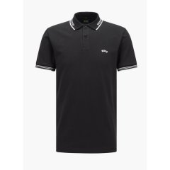 【包税】HUGO BOSS/雨果波士 男士黑色其它男士短POLO 50469210 402 PL2303图片