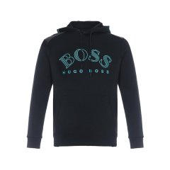【包邮包税】 HUGO BOSS/雨果波士 男士黑色棉质卫衣 50421597 001 PLFSX图片