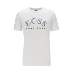 【包邮包税】 HUGO BOSS/雨果波士 男士黑色棉质短袖T恤 50424014 001 PLFSX图片