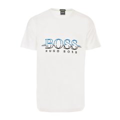 【包税】HUGO BOSS/雨果波士 男士蓝色棉质男士短袖T恤 50389696 410 PL2303图片