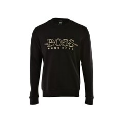 【包邮包税】 HUGO BOSS/雨果波士 男士黑色棉质卫衣 50387162 001 PLFSX图片