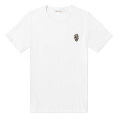【包邮包税】 Alexander McQueen/亚历山大麦昆 男士黑色棉质短袖T恤 662486-QRX04-1000 PLFSX图片