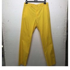 Paul&shark/鲨鱼 柠檬黄色男士长裤(瑕疵折扣）图片