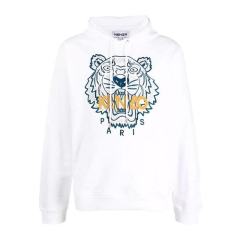 【包税】 KENZO/高田贤三 白色Tiger 刺绣宽松连帽卫衣 FB65SW3334XA-01B PLFSX图片
