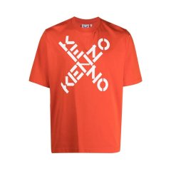 【包邮包税】 KENZO/高田贤三 男士橘黄色棉质短袖T恤 FA65TS5024SJ 16C PLFSX图片