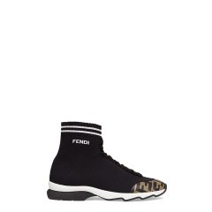 【包邮包税】 FENDI/芬迪 女士黑色时尚休闲运动鞋 8T6835 A622 F15EJ PLXSX图片