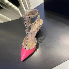 【包邮包税】 Valentino/华伦天奴 女士粉色皮革高跟凉鞋 PW2S0375 VNW 0LJ PLXSX图片