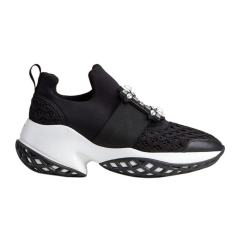 【包税】 Roger Vivier/罗杰·维维亚 女士黑色水晶扣运动鞋 RVW50624180-KOT-B999 PLXSX图片