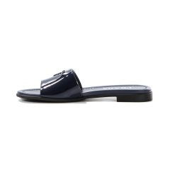 【包税】 PRADA/普拉达 女士黑色皮革拖鞋 1XX535 JHR F0002 PLXSX图片