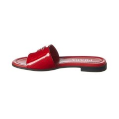 【包税】 PRADA/普拉达 女士黑色皮革拖鞋 1XX535 JHR F0002 PLXSX图片