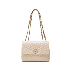 Tory Burch/汤丽柏琦 女士KIRA系列羊皮革CHEVRON双T LOGO手提单肩斜挎包链条包 90446图片