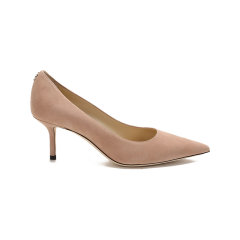 Jimmy Choo/周仰杰  女士绒面皮革尖头高跟鞋 LOVE 65 BWJ图片