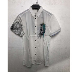 qi ta pin pai/其它品牌 男士短袖衬衫 白色 52图片