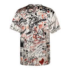 【包税】 BURBERRY/博柏利 女士印花桑蚕丝短袖T恤 8024116 PL2303图片
