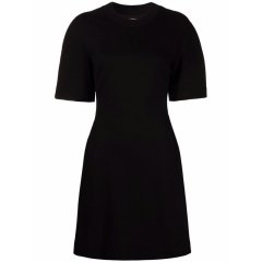 【包税】 Alexander McQueen/亚历山大麦昆 女士深灰色粘胶纤维连衣裙裙子 663090 QLABD 0534 PLSX0210图片