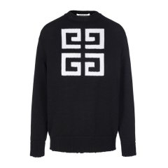 【包邮包税】 Givenchy/纪梵希 女士黑色棉质卫衣 BW903D4Z2E 004 PLSX0210图片