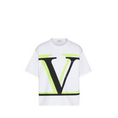 【包邮包税】 Valentino/华伦天奴 男士白色棉质短袖T恤 UV3MG07I 6K3 27U PLSX0210图片