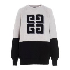 【包邮包税】 Givenchy/纪梵希 女士灰色羊绒针织衫/毛衣 BW908N4Z8W 002 PLSX0210图片
