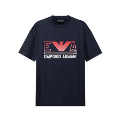 Emporio Armani/安普里奥阿玛尼 男士圆领短袖T恤徽标刺绣 3R1TZ4 1JUVZ图片