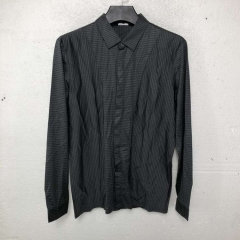 Emporio Armani/安普里奥阿玛尼 黑色条纹男士长袖衬衫图片