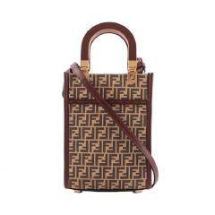 【包税】FENDI/芬迪 女性黄色织物单肩包 8BS051 AFIS F1DUL PL2303图片
