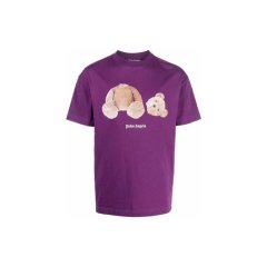 【包税】PALM ANGELS/PALM ANGELS 男士淡紫色棉质男士短袖T恤 PMAA001F21JER023 3660 PL2303图片