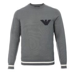 【包税】Emporio Armani/安普里奥阿玛尼 男士灰色男士针织衫/毛衣 3H1MX6 MKUZ F620 PL2303图片