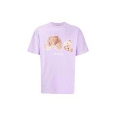 【包税】PALM ANGELS/PALM ANGELS 男士淡紫色棉质男士短袖T恤 PMAA001F21JER023 3660 PL2303图片