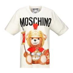 【包税】MOSCHINO COUTURE/MOSCHINO COUTURE 女士黑色棉质女士短袖T恤 EV0703 5540 1555 PL2303图片