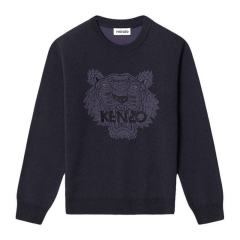 【包税】KENZO/高田贤三 女士蓝色羊毛女卫衣 FB52PU5843XA 76 PL2303图片
