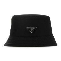 【包邮包税】PRADA/普拉达 男女同款黑色帽子 1HC137 2DMI F0008 PL2303图片